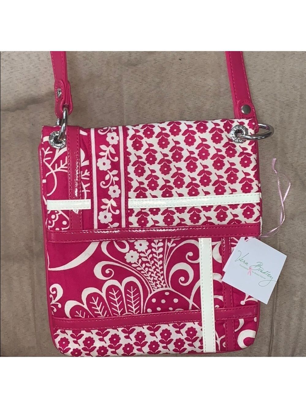 NWT Vera Bradley Fuchsia Crossbody